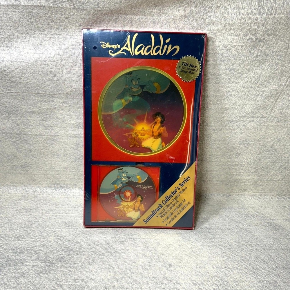 Disney Aladdan Soundtrack Collectors Series Vintage NEW‎